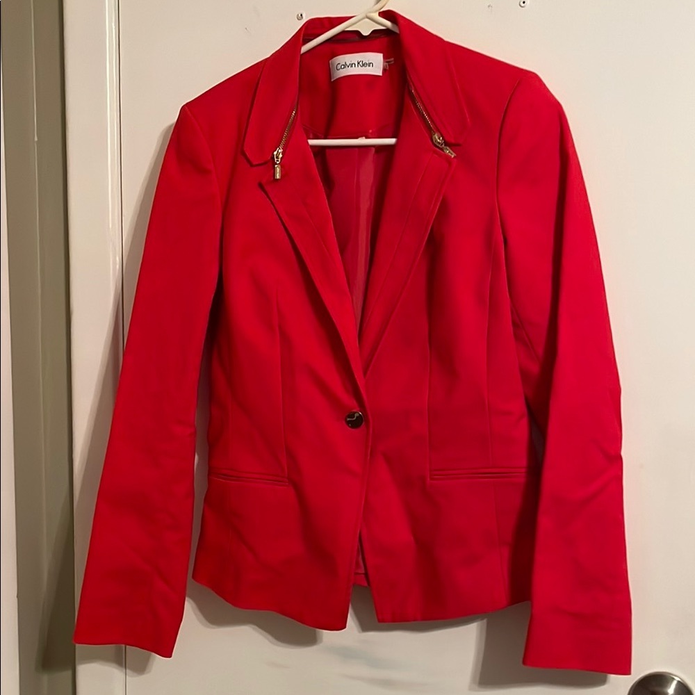 Calvin Klein Women's Red Jacket
